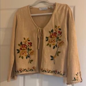 Vintage embroidered cardigan